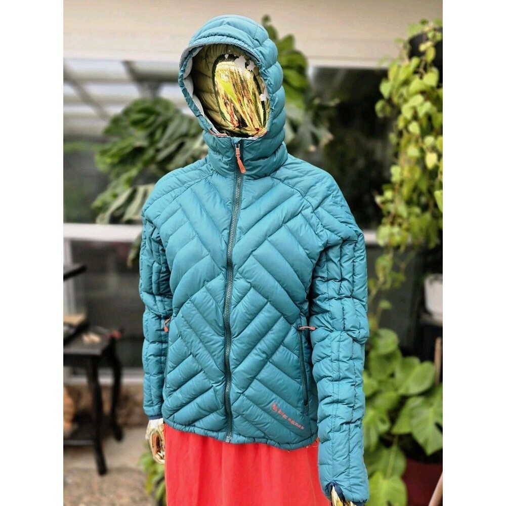 Big Agnes Shovelhead Jacket Down Teal Puffer Jacket Women's Size L